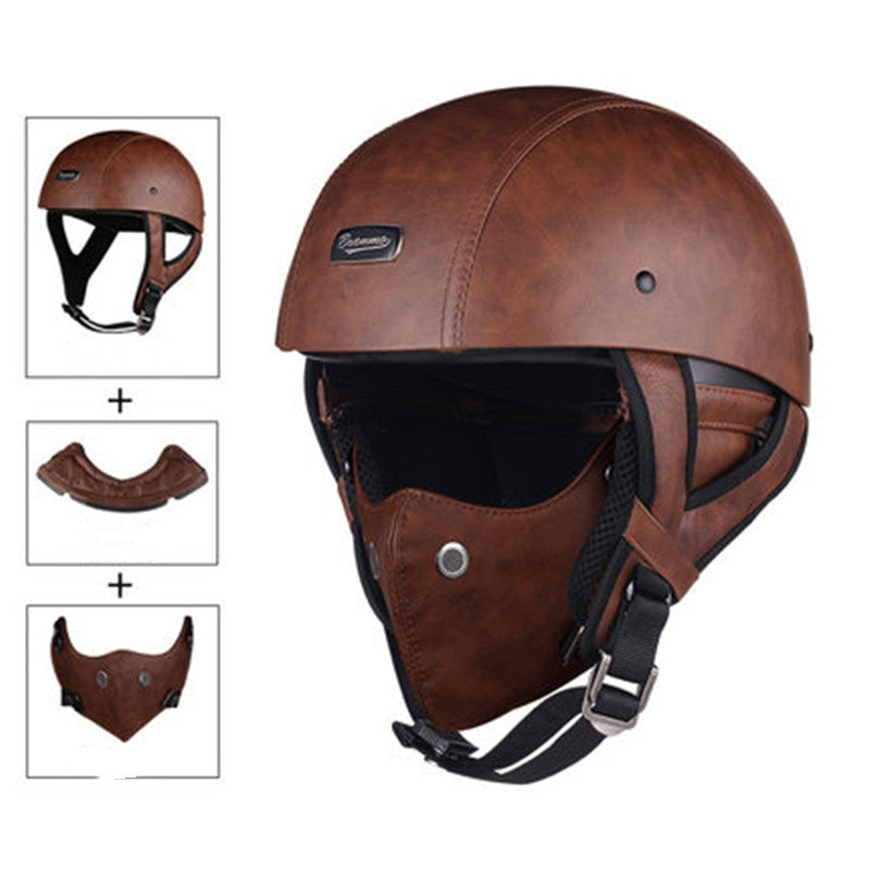 Retro Motorcycle Helmet